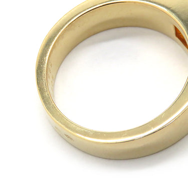 カルティエ Cartier タンクリング オレンジXイエローゴールド K18YG シトリン #50(JP10) リング 指輪 黄 750 18金 18K 9.5号