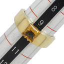 カルティエ Cartier タンクリング オレンジXイエローゴールド K18YG シトリン #50(JP10) リング 指輪 黄 750 18金 18K 9.5号