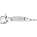 ティファニー Tiffany & Co センチメンタル ハート ドット 3Pダイヤモンド ペンダント ホワイトゴールド K18WG ダイヤモンド ネックレス K18WG ホワイトゴールド