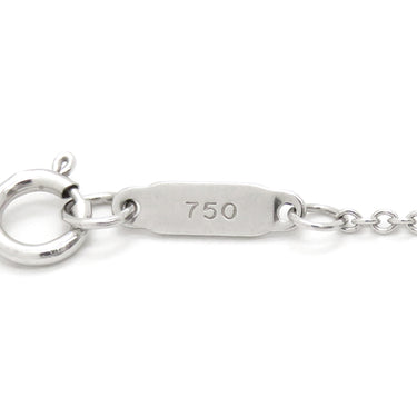 ティファニー Tiffany & Co センチメンタル ハート ドット 3Pダイヤモンド ペンダント ホワイトゴールド K18WG ダイヤモンド ネックレス K18WG ホワイトゴールド