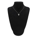 ティファニー Tiffany & Co センチメンタル ハート ドット 3Pダイヤモンド ペンダント ホワイトゴールド K18WG ダイヤモンド ネックレス K18WG ホワイトゴールド