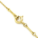 ティファニー Tiffany & Co ドッツクロス ダイヤ イエローゴールド K18YG ネックレス エルサ ペレッティ