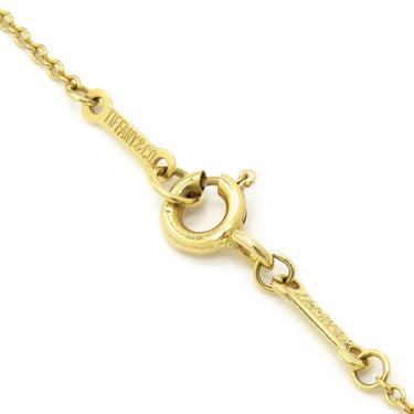 ティファニー Tiffany & Co ドッツクロス ダイヤ イエローゴールド K18YG ネックレス エルサ ペレッティ
