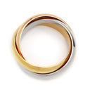 カルティエ Cartier トリニティ ホワイトゴールドXイエローゴールドXピンクゴールド K18WG K18YG K18PG #54(JP14) リング 指輪 3連 3カラー 13.5号