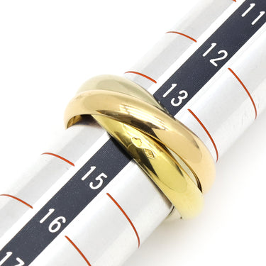 カルティエ Cartier トリニティ ホワイトゴールドXイエローゴールドXピンクゴールド K18WG K18YG K18PG #54(JP14) リング 指輪 3連 3カラー 13.5号