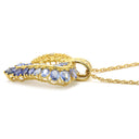 クリスチャン バーナード Christian Bernard サファイア ダイヤモンド イエローゴールド K18YG サファイア ダイヤモンド ネックレス クリスチャン ベルナール