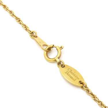 クリスチャン バーナード Christian Bernard サファイア ダイヤモンド イエローゴールド K18YG サファイア ダイヤモンド ネックレス クリスチャン ベルナール