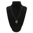 クリスチャン バーナード Christian Bernard サファイア ダイヤモンド イエローゴールド K18YG サファイア ダイヤモンド ネックレス クリスチャン ベルナール