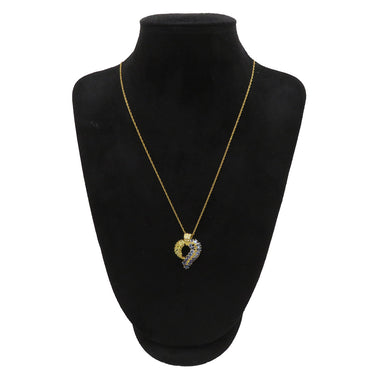 クリスチャン バーナード Christian Bernard サファイア ダイヤモンド イエローゴールド K18YG サファイア ダイヤモンド ネックレス クリスチャン ベルナール