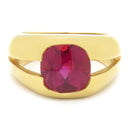 ティファニー Tiffany & Co 色石リング イエローゴールド K18YG リング 指輪 ピンク 9号