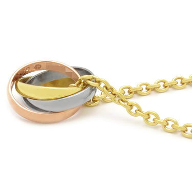 カルティエ Cartier ベビートリニティ B7006600 イエローゴールド×ホワイトゴールド×ピンクゴールド K18YG K18WG K18PG ネックレス 18金 18K スリーカラー