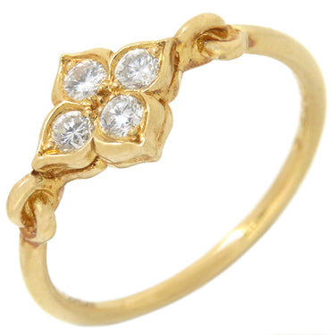 カルティエ Cartier ヒンドゥリング イエローゴールド K18YG ダイヤモンド #49(JP9) リング 指輪 750 18K 8.5号