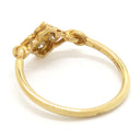 カルティエ Cartier ヒンドゥリング イエローゴールド K18YG ダイヤモンド #49(JP9) リング 指輪 750 18K 8.5号