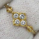 カルティエ Cartier ヒンドゥリング イエローゴールド K18YG ダイヤモンド #49(JP9) リング 指輪 750 18K 8.5号