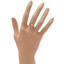 カルティエ Cartier ヒンドゥリング イエローゴールド K18YG ダイヤモンド #49(JP9) リング 指輪 750 18K 8.5号