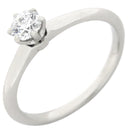 ティファニー Tiffany & Co ソリティア ダイヤリング プラチナシルバー Pt950 ダイヤモンド リング 指輪 T＆Co. 一粒 1P 10号