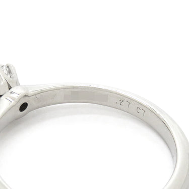 ティファニー Tiffany & Co ソリティア ダイヤリング プラチナシルバー Pt950 ダイヤモンド リング 指輪 T＆Co. 一粒 1P 10号
