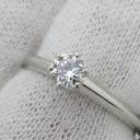 ティファニー Tiffany & Co ソリティア ダイヤリング プラチナシルバー Pt950 ダイヤモンド リング 指輪 T＆Co. 一粒 1P 10号