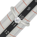 ティファニー Tiffany & Co ソリティア ダイヤリング プラチナシルバー Pt950 ダイヤモンド リング 指輪 T＆Co. 一粒 1P 10号