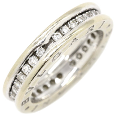 ブルガリ BVLGARI ビーゼロワン B-zero1 ダイヤリング ホワイトゴールド K18WG #52(JP12) リング 指輪 750WG 18金 12号