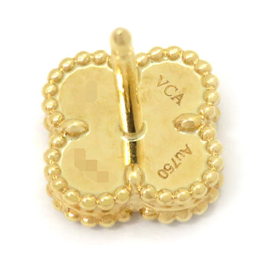 ヴァンクリーフアーペル Van Cleef & Arpels スウィート アルハンブラ VCARA44800 パールホワイトXイエローゴールド K18YG マザーオブパール ピアス 750YG 18K