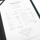 ティファニー Tiffany & Co ハーモニー ハーフエタニティ ダイヤリング プラチナシルバー Pt950 ダイヤモンド リング 指輪 T＆Co. 一粒 1P 5.5号