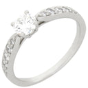 ティファニー Tiffany & Co ハーモニー ハーフエタニティ ダイヤリング プラチナシルバー Pt950 ダイヤモンド リング 指輪 T＆Co. 一粒 1P 5.5号