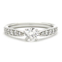 ティファニー Tiffany & Co ハーモニー ハーフエタニティ ダイヤリング プラチナシルバー Pt950 ダイヤモンド リング 指輪 T＆Co. 一粒 1P 5.5号