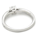ティファニー Tiffany & Co ハーモニー ハーフエタニティ ダイヤリング プラチナシルバー Pt950 ダイヤモンド リング 指輪 T＆Co. 一粒 1P 5.5号