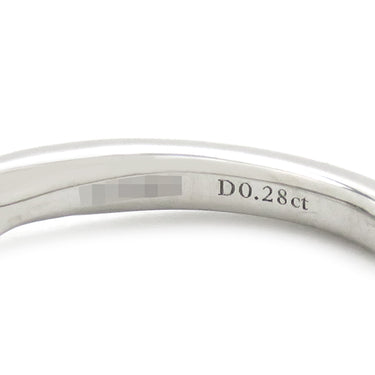 ティファニー Tiffany & Co ハーモニー ハーフエタニティ ダイヤリング プラチナシルバー Pt950 ダイヤモンド リング 指輪 T＆Co. 一粒 1P 5.5号