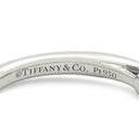 ティファニー Tiffany & Co ハーモニー ハーフエタニティ ダイヤリング プラチナシルバー Pt950 ダイヤモンド リング 指輪 T＆Co. 一粒 1P 5.5号