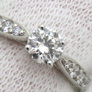 ティファニー Tiffany & Co ハーモニー ハーフエタニティ ダイヤリング プラチナシルバー Pt950 ダイヤモンド リング 指輪 T＆Co. 一粒 1P 5.5号