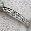 ティファニー Tiffany & Co ハーモニー ハーフエタニティ ダイヤリング プラチナシルバー Pt950 ダイヤモンド リング 指輪 T＆Co. 一粒 1P 5.5号
