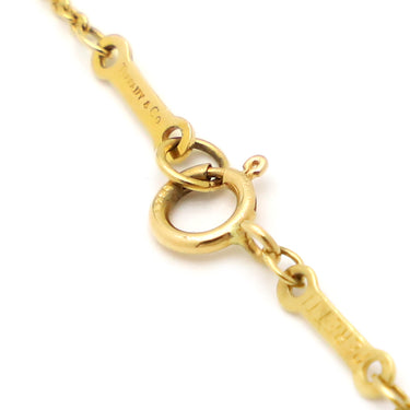 ティファニー Tiffany & Co バイザヤード シングルダイヤモンド ペンダント イエローゴールド K18YG ダイヤモンド ネックレス Au750 T&Co. 1石 エルサペレッティ