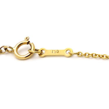 ティファニー Tiffany & Co バイザヤード シングルダイヤモンド ペンダント イエローゴールド K18YG ダイヤモンド ネックレス Au750 T&Co. 1石 エルサペレッティ