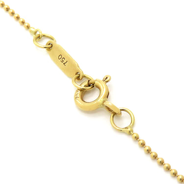 ティファニー Tiffany & Co クリソプレーズ ネックレス イエローゴールド K18YG クリソプレーズ ネックレス 750YG パロマピカソ グリーン