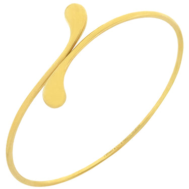 ティファニー Tiffany & Co ティアドロップ イエローゴールド K18YG バングル 18K YG 18金 Au750 ブレスレット
