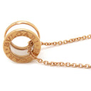 ブルガリ BVLGARI ビーゼロワン ネックレス 346082 ピンクゴールドXホワイト K18PG セラミック ネックレス B-zero1 ペンダント 18K 750PG 白