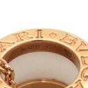 ブルガリ BVLGARI ビーゼロワン ネックレス 346082 ピンクゴールドXホワイト K18PG セラミック ネックレス B-zero1 ペンダント 18K 750PG 白