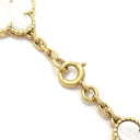 ヴァンクリーフアーペル Van Cleef & Arpels ヴィンテージ アルハンブラ 20モチーフ VCARA42100 パールホワイトXイエローゴールド K18YG マザーオブパール ネックレス 18K 750YG