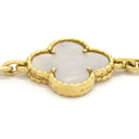 ヴァンクリーフアーペル Van Cleef & Arpels ヴィンテージ アルハンブラ 20モチーフ VCARA42100 パールホワイトXイエローゴールド K18YG マザーオブパール ネックレス 18K 750YG