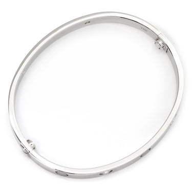 カルティエ Cartier LOVE ラブブレス クラシックモデル ダイヤモンド4石 B6070117 ホワイトゴールド K18WG ダイヤモンド #17 ブレスレット 750WG 18K 18金