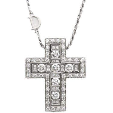 ダミアーニ DAMIANI ベルエポック M 20073470 ホワイトゴールド K18WG ダイヤモンド ネックレス 750 18金 WG クロス 十字架