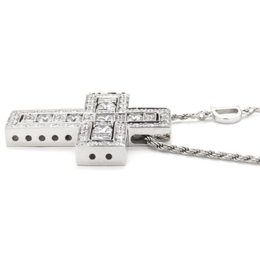 ダミアーニ DAMIANI ベルエポック M 20073470 ホワイトゴールド K18WG ダイヤモンド ネックレス 750 18金 WG クロス 十字架