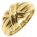 ティファニー Tiffany & Co シグニチャー イエローゴールド K18YG リング 指輪 750 T＆Co. 7.5号