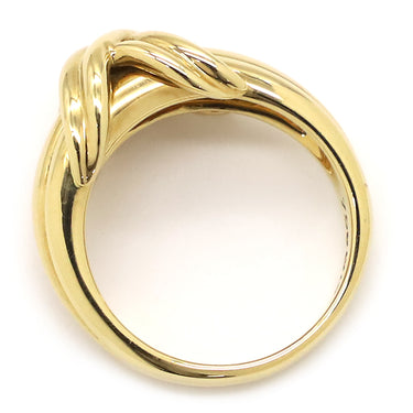 ティファニー Tiffany & Co シグニチャー イエローゴールド K18YG リング 指輪 750 T＆Co. 7.5号