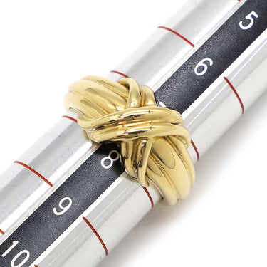 ティファニー Tiffany & Co シグニチャー イエローゴールド K18YG リング 指輪 750 T＆Co. 7.5号