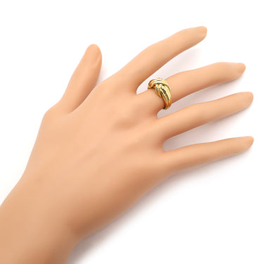 ティファニー Tiffany & Co シグニチャー イエローゴールド K18YG リング 指輪 750 T＆Co. 7.5号