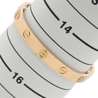 カルティエ Cartier LOVE ラブブレス B6067416 ピンクゴールド K18PG #16 ブレスレット 750 18K 18金 バングル