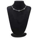 ブルガリ BVLGARI ブルガリブルガリ オニキス3P ブラックXホワイトゴールド K18WG オニキス ネックレス 18K 750 18金